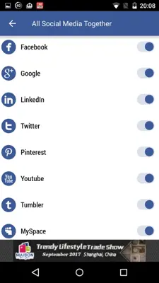 All Social Media Together android App screenshot 0