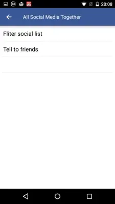 All Social Media Together android App screenshot 1