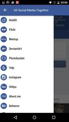 All Social Media Together android App screenshot 5